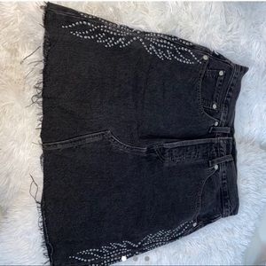 levis studded skirt